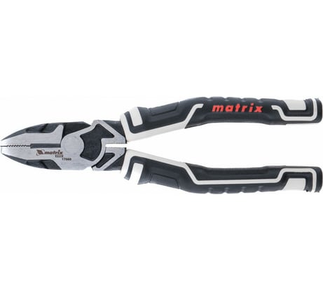 Комбинированные плоскогубцы MATRIX PRO 185 мм, усиленная система 17060