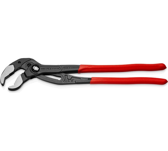 Переставные клещи Knipex sb зев 90 мм, длина 400 мм, фосфатированные, обливные ручки KN-8701400SB