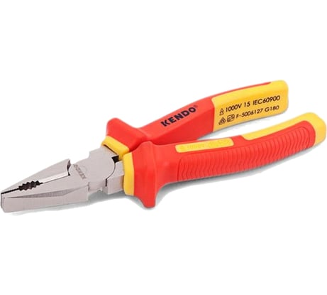 Комбинированные диэлектрические пассатижи KENDO 160 мм, CrV 11001 00000073120