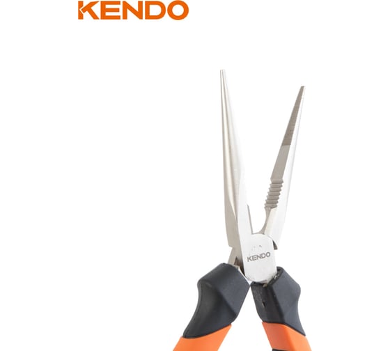 Прямые длинногубцы KENDO 160 мм 10301