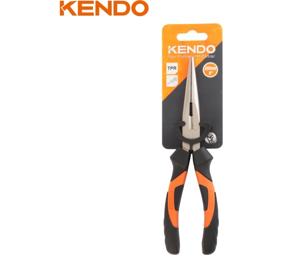 Длинногубцы KENDO 200 мм 10302