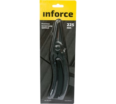 Ножницы по металлу, прямые 225 мм Inforce 06-18-32