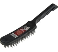 Щетка ЛОМ металлическая ручная пластиковая рукоятка, 6-рядная 2768010