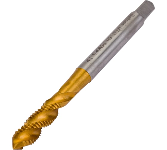 Метчик Beltools М7x1 машинно-ручной 6H Р6М5К5 глухой TIN винтовой L=80мм DIN371 TBT00207100 ri.113.2466