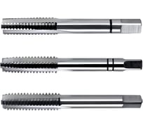 Ручной метчик Fortis M5x0,8 DIN 352 ISO 2(6h) HSS комплект из 3-х шт. 1599 0009