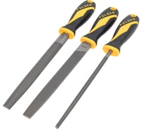 Набор напильников TOLSEN GRIPro 200 мм, 3 предмета 32033