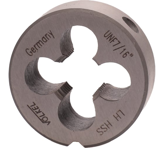 Плашка VOELKEL левая UNF 7/16-20 HSS 30x11мм V24220 1