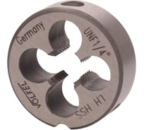 Плашка VOELKEL левая UNF 1/4 -28 HSS 20x7мм V24214