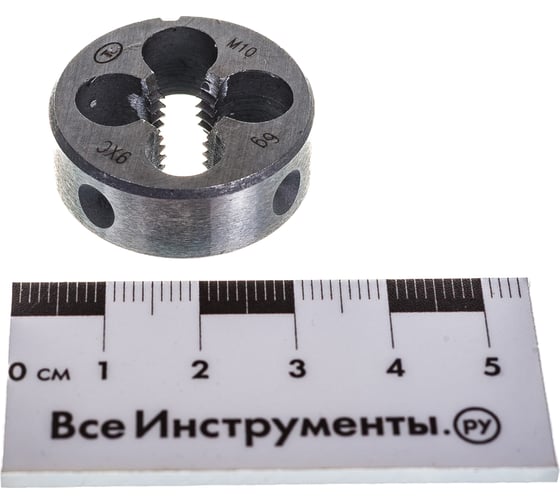 Метрическая плашка М10.0х1.5, 9ХС ТехноСталь t240044