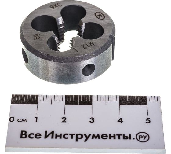 Метрическая плашка М12.0х1.75, /LH/ левая 9ХС ТехноСталь t245054