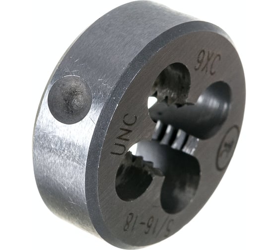 Дюймовая плашка ТехноСталь 5/16"-18 UNC 60 9ХС t254020