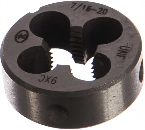 Дюймовая плашка ТехноСталь 7/16"-20 UNF 60 9ХС t254063