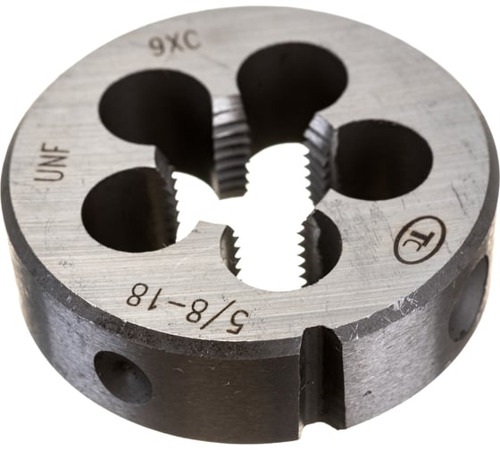 Дюймовая плашка ТехноСталь 5/8"-18 UNF 60 9ХС t254066
