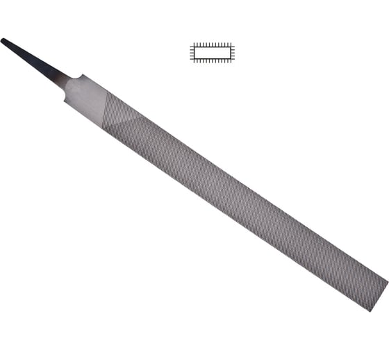 Плоский напильник 200мм №2 сталь У13 тупоносый GRIFF 029849