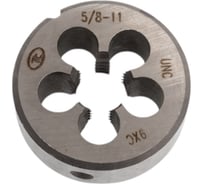 Дюймовая плашка ТехноСталь 5/8"-11 UNС 60 9ХС t254025