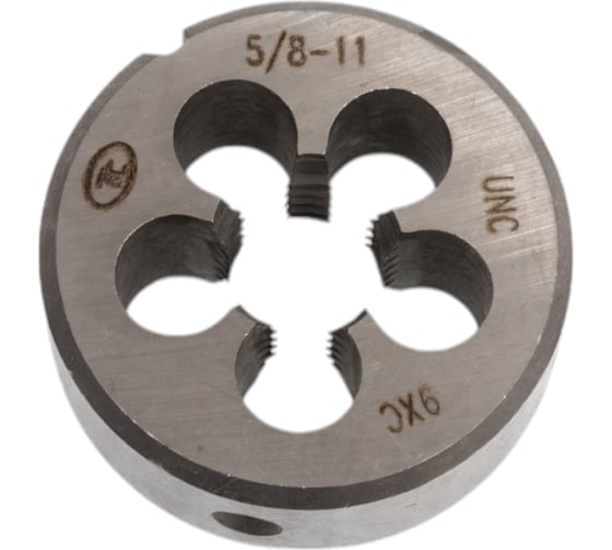 Дюймовая плашка ТехноСталь 5/8"-11 UNС 60 9ХС t254025