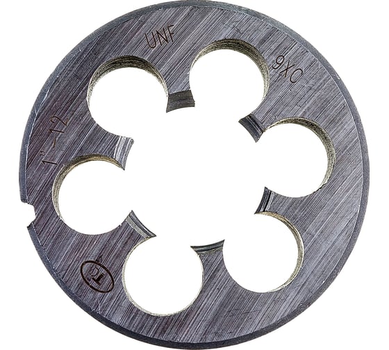Дюймовая плашка ТехноСталь 1"-12 UNF 60 9ХС t254069