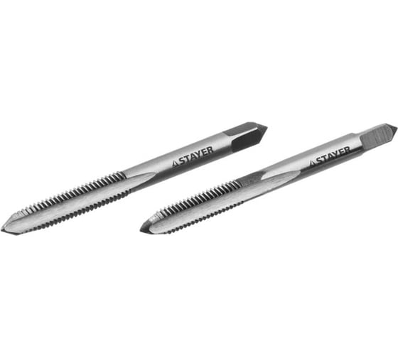 Комплект метчиков  MASTER  сталь 9ХС М10х1 0 2 шт. Stayer 28025-10-1.0-H2