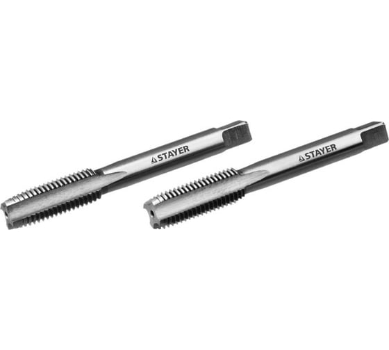Комплект метчиков  MASTER  сталь 9ХС М10х1 0 2 шт. Stayer 28025-10-1.0-H2