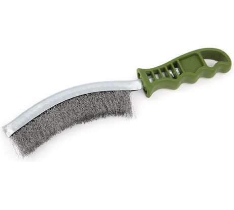 Дугообразная щётка с пластиковой рукояткой, стальная щетина Дело техники 270291