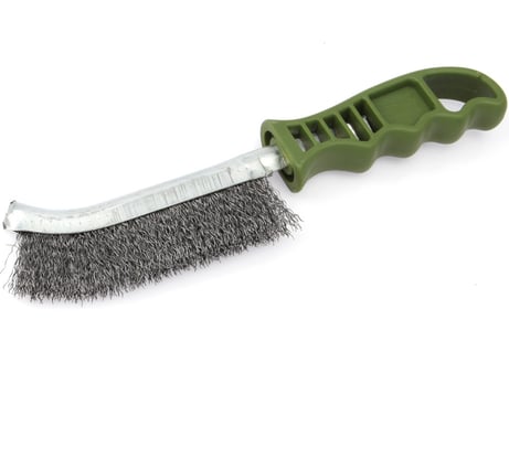 Щётка с пластиковой рукояткой, стальная щетина Дело техники 270211