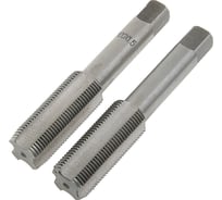 Метчики ТУНДРА метрические ручные, М20x1.5 мм, комплект из 2 шт. 2705920