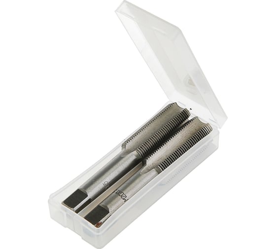 Метчики ТУНДРА метрические ручные, М20x1.5 мм, комплект из 2 шт. 2705920