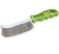 Щётка с пластиковой рукояткой, щетина из нержавеющей стали Дело техники 270251