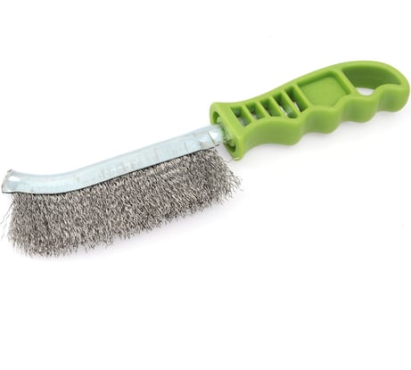 Щётка с пластиковой рукояткой, щетина из нержавеющей стали Дело техники 270251