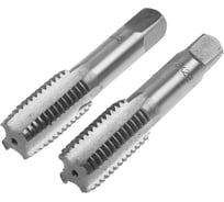 Метчики ТУНДРА метрические ручные, М18x2.5 мм, комплект из 2 шт. 2705919