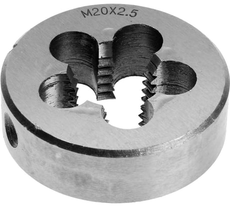 Плашка ТУНДРА метрическая, М20x2.5 мм 2705947