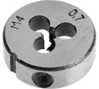 Плашка ТУНДРА метрическая, М4x0.7 мм 2705925