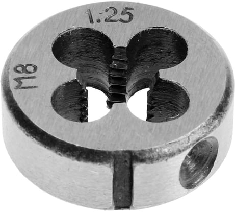 Плашка ТУНДРА метрическая, М8x1.25 мм 2705931