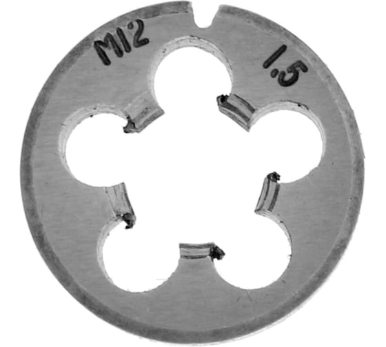 Плашка ТУНДРА метрическая, М12x1.5 мм 2705936