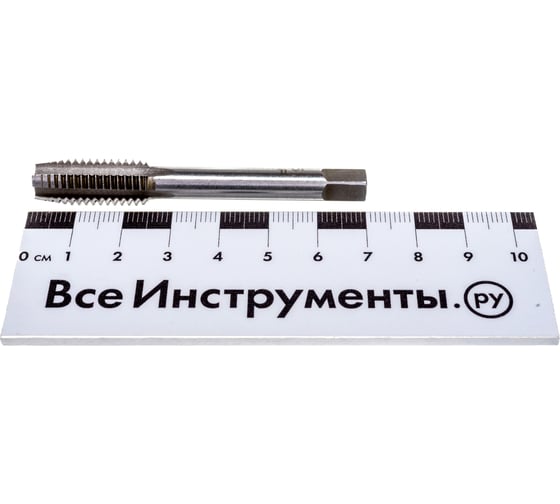 Ручной одинарный метчик для нарезания метрической резьбы Зубр "МАСТЕР" М10x1,5 4-28004-10-1.5