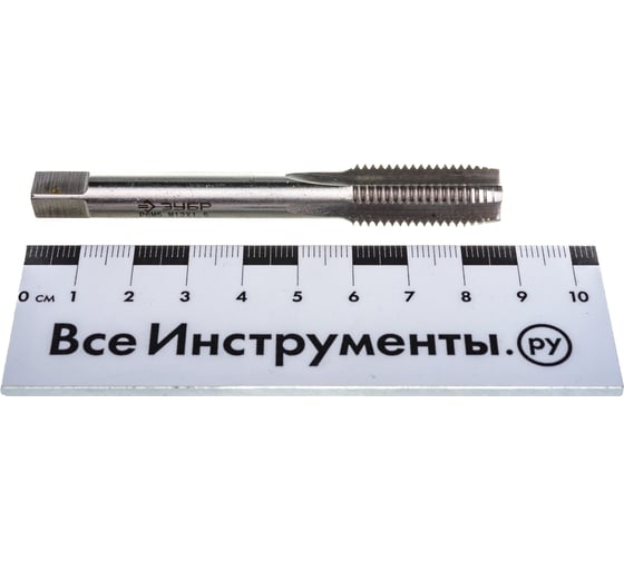 Машинно-ручной одинарный метчик для нарезания метрической резьбы Зубр "ПРОФЕССИОНАЛ" М12 x 1,5, мелкий шаг 4-28003-12-1.5_z01