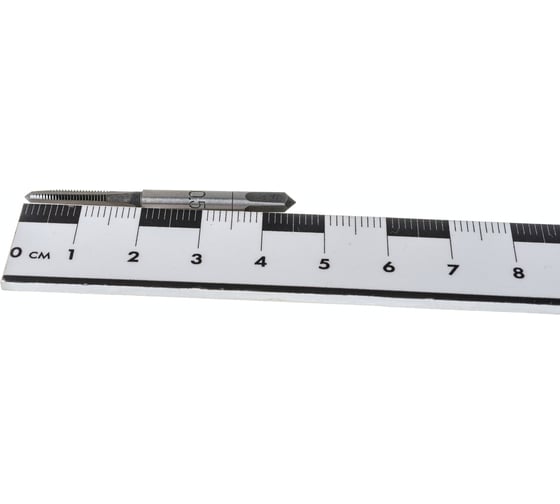 Метчик M03x0,5 2шт,в пластиковом футляре ЭВРИКА ER-00305M