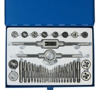 Набор метчиков и плашек ТУНДРА М3 - М16, 36 предметов 2705963