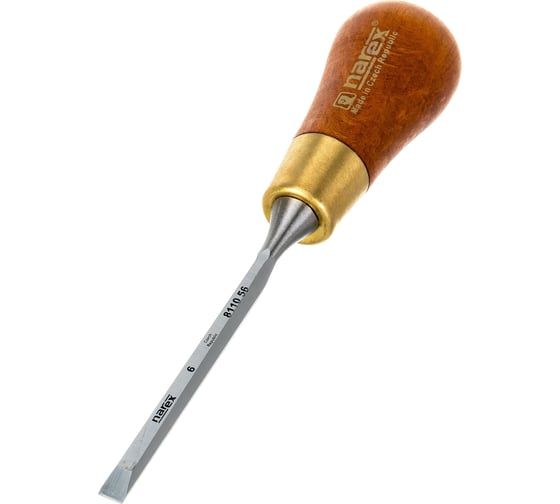 Зачистная стамеска с ручкой Narex WOOD LINE PLUS  6 мм 811056