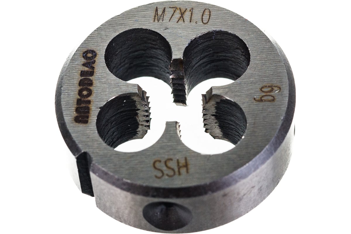 Плашка М7х1.0мм D-25мм HSS4341 АвтоDело 40877 14465 - выгодная цена ...