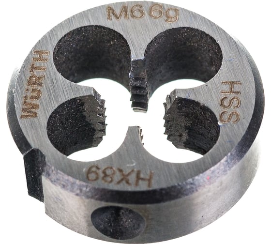 Плашка HSS DIN223 M6 Wurth 06526 061 1