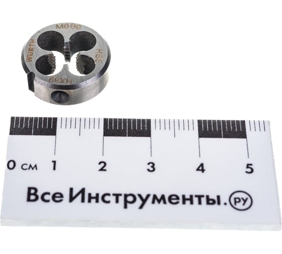 Плашка HSS DIN223 M6 Wurth 06526 061 1