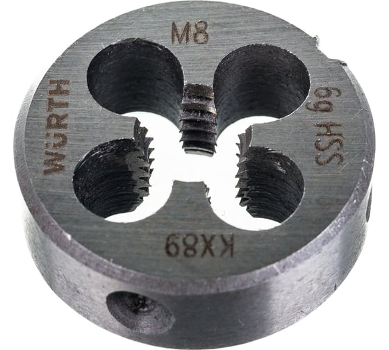 Плашка HSS DIN223 M8 Wurth 06528 061 1