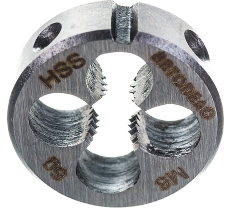 Плашка М6х1.0мм D-20мм HSS4341 АвтоDело 40876 14463