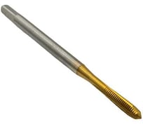 Метчик TORNERI машинно-ручной М3x0.5 DIN371 для сквозных отверстий с покрытием TiN HSSE 036476