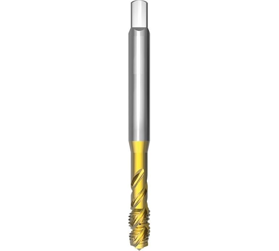 Метчик СпецТехИнструмент машинный М10 2060 din 371 rsp40 iso2 hsse tin STI041535118100000 1
