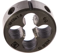 Круглая ручная плашка М10х1.5, HSS, Ф30х11 мм Thorvik D-COMBO MD1015 52837