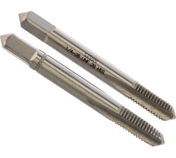 Набор метчиков Bucovice Tools из 2-х, DIN 2181 HSS, UNF 1/4, 28 н/д 146140