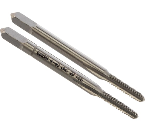 Набор метчиков Bucovice Tools из 2-х, DIN 352 HSS, UNC 4, 40 н/д 145004. 145004-2