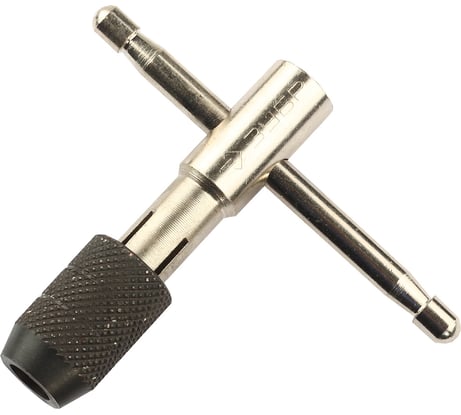 Т-образный метчикодержатель с фиксирующим шариком, Зубр М8-М12, L-83мм/L-100мм 28136-83